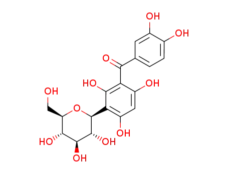 Molecular Structure of 92631-83-9 (3-glucosyl-2,3′,4,4′,6-pentahydroxybenzophenone)