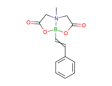 Molecular Structure of 1152427-93-4 (trans-2-Phenylvinylboronic  acid  MIDA  ester)