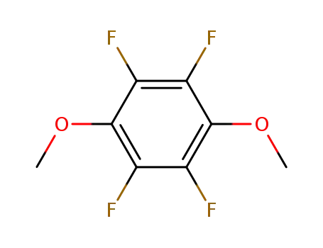 Molecular Structure of 362-56-1 (1,4-DIMETHOXYTETRAFLUOROBENZENE)