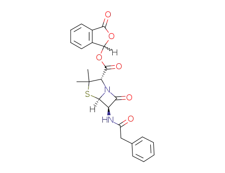 6β-(2-phenyl-acetylamino)-penicillanic acid (Ξ)-3-oxo-1,3-dihydro-isobenzofuran-1-yl ester