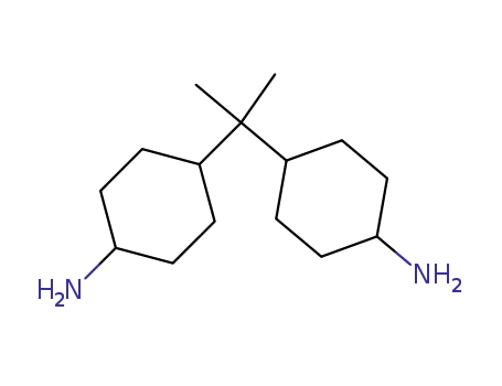 Molecular Structure of 3377-24-0 (4,4'-isopropylidenebis(cyclohexylamine))