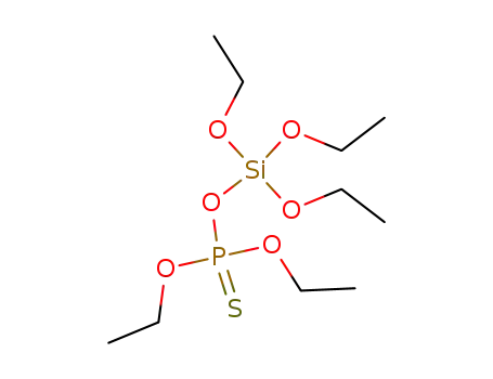 Molecular Structure of 17940-30-6 (<i>O</i>,<i>O</i>'-diethyl-thiophosphoric tri-<i>O</i>-ethyl-silicic anhydride)