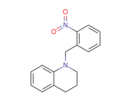 Molecular Structure of 198218-85-8 (1-(2-nitrobenzyl)-1,2,3,4-tetrahydroquinoline)