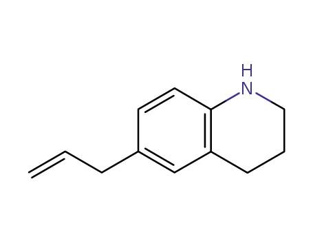 Molecular Structure of 80574-21-6 (Quinoline, 1,2,3,4-tetrahydro-6-(2-propenyl)-)