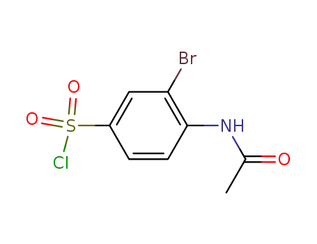 4-Acetamido-3-bromobenzene-1-sulfonyl chloride
