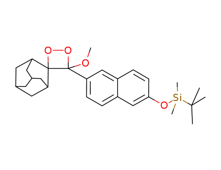 Molecular Structure of 111807-82-0 (4-(6-tert-butyldimethylsilyloxy-2-naphthyl)-4-methoxyspiro(1,2-dioxetane-3,2'-adamantane))