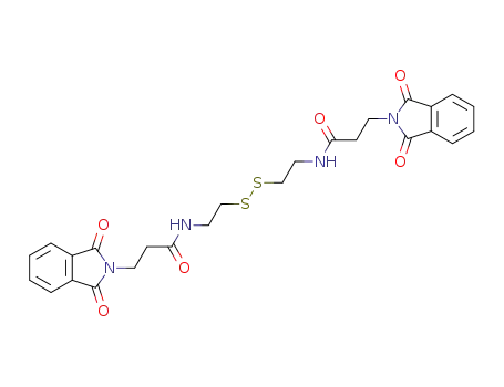 Molecular Structure of 87503-54-6 (N,N'-(dithiodi-2,1-ethanediyl)bis[1,3-dihydro-1,3-dioxo-2H-isoindole-2-propionamide])