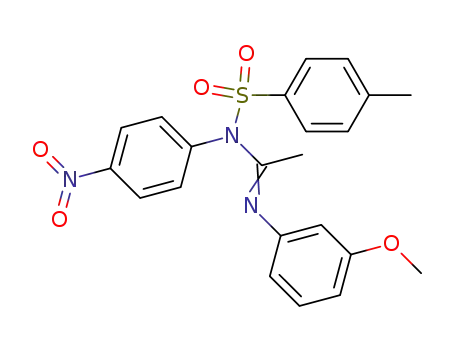 N-{1-[(E)-3-Methoxy-phenylimino]-ethyl}-4-methyl-N-(4-nitro-phenyl)-benzenesulfonamide