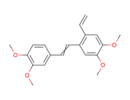 Molecular Structure of 94757-36-5 (4,5,3',4'-tetramethoxy-2-vinyl-stilbene)