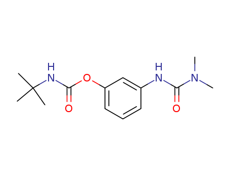 Carbamic acid,N-(1,1-dimethylethyl)-, 3-[[(dimethylamino)carbonyl]amino]phenyl ester(4849-32-5)