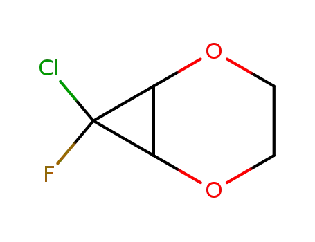 7-chloro-7-fluoro-2,5-dioxabicyclo<4.1.0>heptane