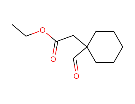 Molecular Structure of 460711-33-5 (ethyl 2-(1-formylcyclohexyl)acetate)