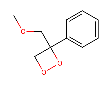 Molecular Structure of 161925-21-9 (3-(methoxymethyl)-3-phenyldioxetane)