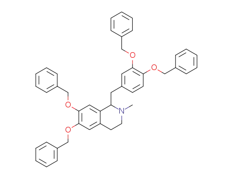 6,7-bisbenzyloxy-1-(3,4-bisbenzyloxybenzyl)-2-methyl-1,2,3,4-tetrahydroisoquinoline