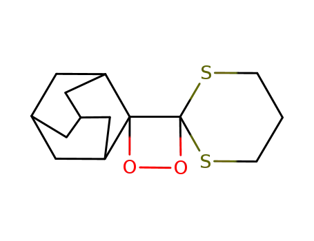 Dispiro<adamantane-2,3'-<1,2>dioxetane-4',2''-<1,3>dithiane>