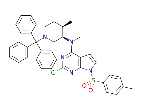 C<sub>39</sub>H<sub>38</sub>ClN<sub>5</sub>O<sub>2</sub>S