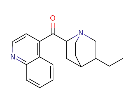 Molecular Structure of 34304-08-0 (10,11-dihydro-cinchonan-9-one)