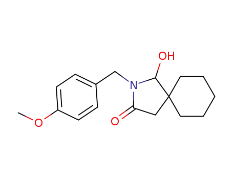 1-hydroxy-2-(4-methoxybenzyl)-2-azaspiro[4.5]decan-3-one