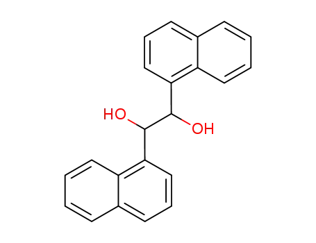 Molecular Structure of 84812-40-8 ((±)-1,2-di(naphthalen-1-yl)ethane-1,2-diol)