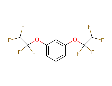 Molecular Structure of 3914-19-0 (1,3-Bis(1,1,2,2-tetrafluoroethoxy)benzene)