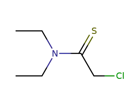 Molecular Structure of 114928-08-4 (2-Chloro-N,N-diethylethanethioamide)