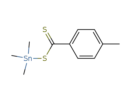 Molecular Structure of 42967-62-4 (trimethyltin 4-methylbenzenecarbodithioate)