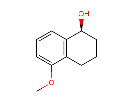 Molecular Structure of 182497-75-2 ((+)-(S)-5-Methoxy-1-tetralol)