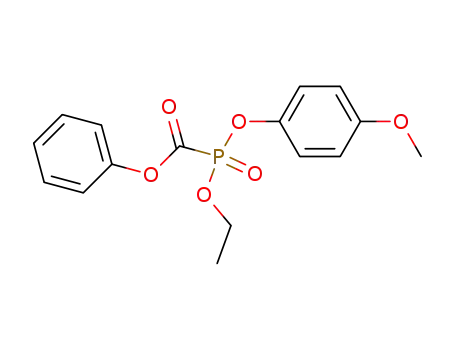 Molecular Structure of 72304-84-8 (phenyl ethoxy(4-methoxyphenoxy)phosphanecarboxylate oxide)