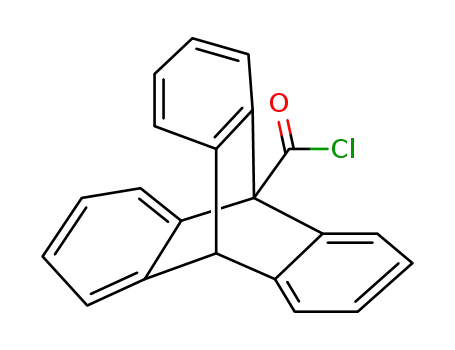 9-triptycenecarboxylic chloride