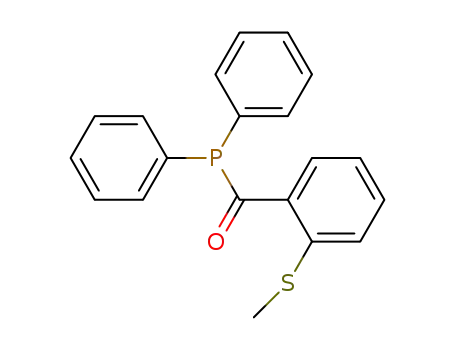 Molecular Structure of 75087-02-4 (<2-methylthio-α-oxo-phenylmethan>-diphenylphosphin)
