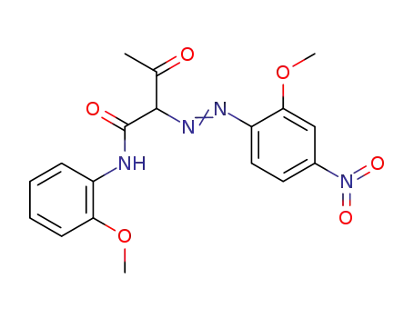 Butanamide,2-[2-(2-methoxy-4-nitrophenyl)diazenyl]-N-(2-methoxyphenyl)-3-oxo-
