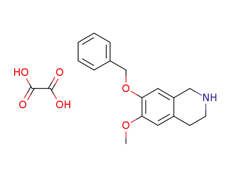 Molecular Structure of 148776-16-3 (7-benzyloxy-6-methoxy-1,2,3,4-tetrahydroisoquinoline)