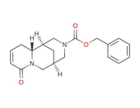 Molecular Structure of 667940-14-9 ((6R,7R,9R)-(+)-N-benzyloxycarbonyl-5,6-dihydro-cytisine)