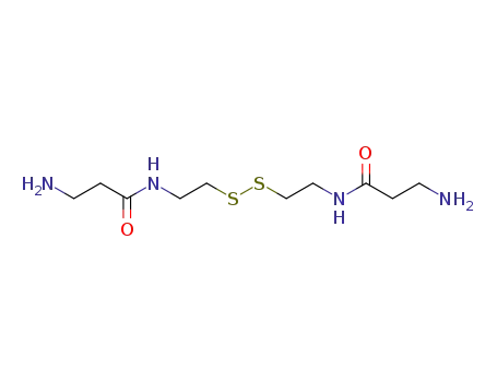 Molecular Structure of 646-08-2 (N,N'-(dithiodiethylene)bis[3-aminopropionamide])