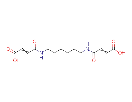 Molecular Structure of 36848-00-7 (3-[6-(3-carboxyprop-2-enoylamino)hexylcarbamoyl]prop-2-enoic acid)