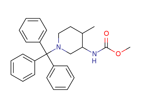 methyl (1-trityl-4-methylpiperidin-3-yl)carbamate