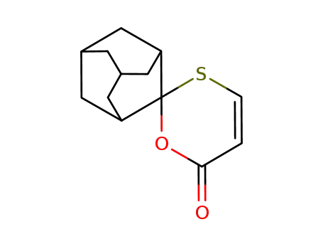 Molecular Structure of 625820-15-7 (spiro[6H-[1,3]oxathiin-2,2'-tricyclo[3.3.1.1<sup>3,7</sup>]decan]-6-one)