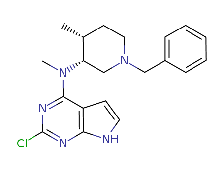 N-((3R,4R)-1-benzyl-4-Methylpiperidin-3-yl)-2-chloro-N-Methyl-7H-pyrrolo[2,3-d]pyriMidin-4-aMine