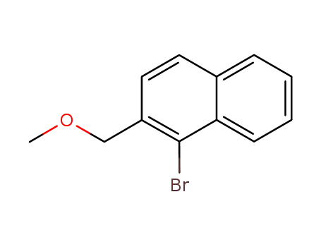 Molecular Structure of 64689-70-9 (1-BROMO-2-METHOXYMETHYLNAPHTHALENE)