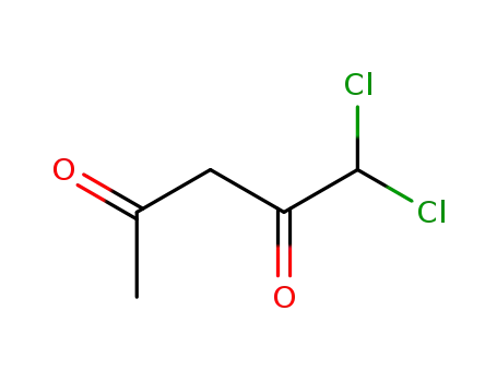 Molecular Structure of 53009-77-1 (2,4-Pentanedione,  1,1-dichloro-)