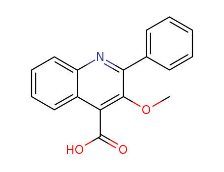 4-Quinolinecarboxylic acid, 3-methoxy-2-phenyl-