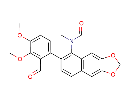 2-(2-formyl-3,4-dimethoxyphenyl)-1-(N-methylformamido)-6,7-methylenedioxynaphthalene
