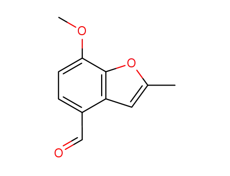 4-formyl-7-methoxy-2-methylbenzo<b>furan