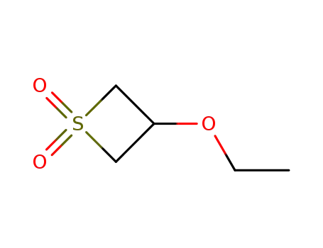 Molecular Structure of 82299-33-0 (3-ethoxy-λ<sup>6</sup>-thietane 1,1-dioxide)