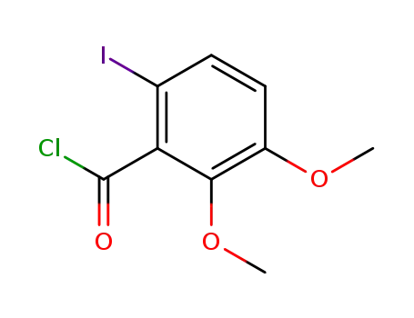 2,3-dimethoxy-6-iodobenzoyl chloride
