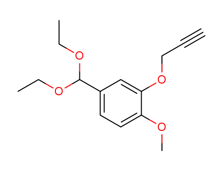 Molecular Structure of 145654-02-0 (4-methoxy-3-(2-propynyloxy)benzaldehyde)