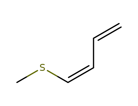 Molecular Structure of 15520-61-3 (1,3-Butadiene, 1-(methylthio)-, (Z)-)