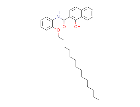 2-Naphthalenecarboxamide,1-hydroxy-N-[2-(tetradecyloxy)phenyl]-