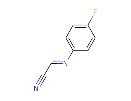 Molecular Structure of 1204614-44-7 ((p-fluorophenyl)iminoacetonitrile)