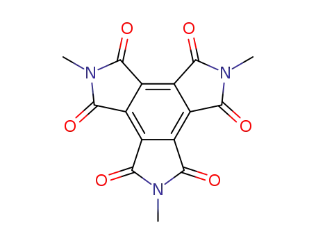 Molecular Structure of 921447-19-0 (2,5,8-trimethyl-dipyrrolo[3,4-<i>e</i>;3',4'-<i>g</i>]isoindole-1,3,4,6,7,9-hexaone)
